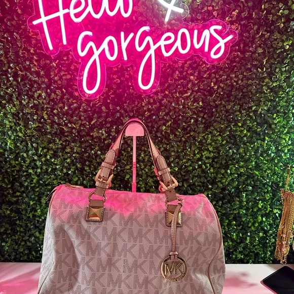 Michael Kors Bags Michael Kors Cream Satchel Bag Poshmark